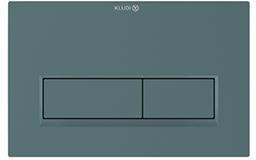 KLUDI UNIFIX Betätigungsplatte Eckig 244 x 160 mm Chrom – 2-Mengen-Spülung, Frontbedienung