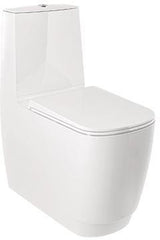 KLUDI RESA S Stand-WC mit Spiralflush-Technologie in Mattschwarz, verdeckte Befestigung