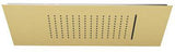 KLUDI ASANA Kopfbrause 600 x 300 mm Regen & Wasserfall Chrom – 2 Strahlarten, Deckeneinbau