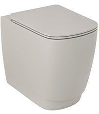 KLUDI-RESA S Stand-WC Spiralflush 55 cm mattschwarz spülrandlos