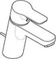 KLUDI PURE&EASY SmartStart Waschtisch-Einhandmischer 70 DN 15 mit Metall-Ablaufgarnitur chrom