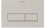 KLUDI UNIFIX Betätigungsplatte Eckig 244 x 160 mm Chrom – 2-Mengen-Spülung, Frontbedienung
