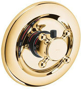 KLUDI 1926 UP-Thermostatarmatur Feinbau-Set chrom – thermostatische Temperaturregelung
