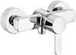 KLUDI ZENTA Brause-Einhandmischer DN 15 chrom – Wandarmatur mit Keramik-Kartusche & Temperaturbegrenzung