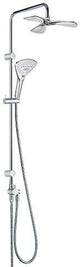KLUDI FIZZ Dual Shower System mit 3Kammer Kopfbrause chrom – 2-Wege-Umstellung