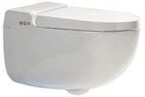 KLUDI CLEANTRONIC Wandhängendes Dusch-WC Komplett-Set Weiß Glänzend mit Fernbedienung