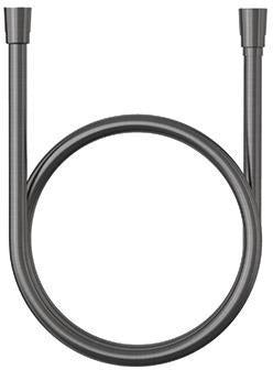 KLUDI SUPARAFLEX Brauseschlauch 1250 mm Brushed Gunmetal mit konischen Muttern