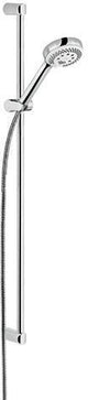 KLUDI LOGO 3S Brause-Set mit Wandstange 600 mm und 3 Strahlarten in Chrom