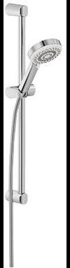KLUDI DIVE S Brause-Set 3S mit Wandstange 600 mm und 3 Strahlarten in Chrom
