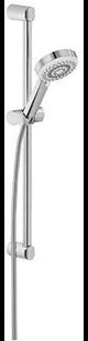 KLUDI DIVE S Brause-Set 3S mit Wandstange 600 mm und 3 Strahlarten in Chrom