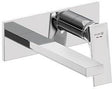 KLUDI DECUS 2-Loch-Wand-Einhandmischer 210 mm Feinbau-Set Chrom – Unterputz-Armatur