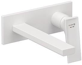 KLUDI DECUS 2-Loch-Wand-Einhandmischer 210 mm Feinbau-Set Chrom – Unterputz-Armatur