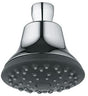 KLUDI A-QA Kopfbrause 1S 87 mm Chrom – Verstellbarer Sprühwinkel, Antikalk