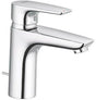 KLUDI PURE & SOLID Waschtisch-Einhandmischer 100 mit Metall-Ablaufgarnitur, chrom