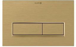 KLUDI UNIFIX Betätigungsplatte Eckig 244 x 160 mm Chrom – 2-Mengen-Spülung, Frontbedienung