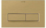 KLUDI UNIFIX Betätigungsplatte Eckig 244 x 160 mm Chrom – 2-Mengen-Spülung, Frontbedienung