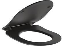 KLUDI RESA R WC-Sitz Urea Soft-Close Mattschwarz mit Schnelllösefunktion