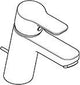 KLUDI PURE&EASY Waschtisch-Einhandmischer 70 mit Ablaufgarnitur – Chrom