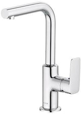 KLUDI PURE&STYLE Waschtisch-Einhandhebelmischer mit seitlicher Betätigung, Metallablaufgarnitur, chrom