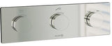 KLUDI PushTronic Elektronisches Unterputz-Thermostat mit Feinbauset Chrom