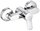 KLUDI PURE & EASY Brause-Einhandmischer eigensicher chrom – Wandmontage DN 15