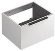 KLUDI ICOS Wand-Waschtischunterschrank 60 cm Mattweiß mit Soft-Close