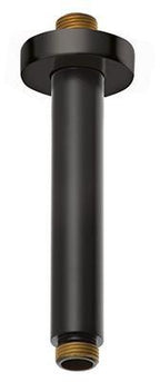 150 mm / mattschwarz / schwarz