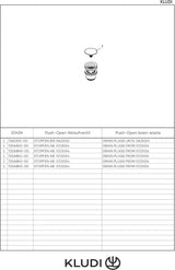 KLUDI PUSH-OPEN Ablaufventil für Waschtisch und Bidet mit Überlauf, chrom – 1042405-00