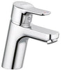 KLUDI PURE&EASY Waschtisch-Einhandmischer 70 DN 15 Niederdruck Chrom – 1-Loch-Montage