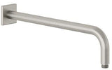 KLUDI A-QA Wand-Brausearm 400 mm eckige Wandrosette Brushed Gold