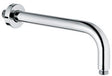 KLUDI A-QA Brausearm 250 mm Chrom – starrer Wand-Brausearm mit Rosette