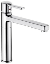 KLUDI ZENTA Spültisch-Einhandmischer DN 15 Chrom – 360° schwenkbarer Auslauf