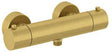 KLUDI OBJEKTA Thermostat-Brausearmatur Brushed Gold – ohne Brausegarnitur, DN 15
