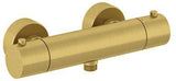 KLUDI OBJEKTA Thermostat-Brausearmatur Brushed Gold – ohne Brausegarnitur, DN 15
