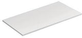 KLUDI ICOS Deckplatte 100,6 x 50,3 cm Mattweiß – Rechteckige Abdeckplatte aus MDF