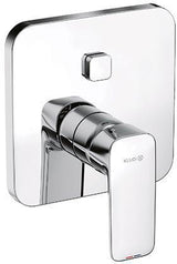 KLUDI PURE & STYLE Unterputz-Wannenfüll- und Brause-Einhandmischer Push Set mit Funktionseinheit, Chrom