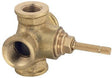 KLUDI Zwei-Wege-Umstellung Rohbau-Set als Drehventil 540 Grad neutral, DN 15/20, Messing, STANDARD