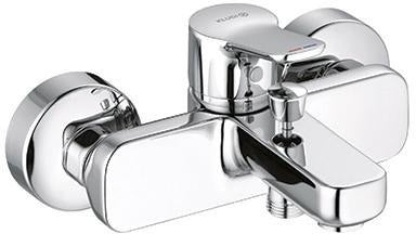 KLUDI PURE & EASY Wannenfüll- und Brause-Einhandmischer, eigensicher, chrom