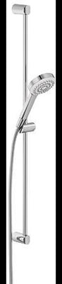 KLUDI DIVE S Brause-Set 1S mit Wandstange 900 mm chrom – Handbrause, Schlauch & Halterung