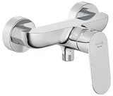 KLUDI-X1 Brause-Einhandmischer eigensicher chrom – Wandmontage, DN 15, Rückflusssicherung
