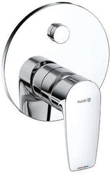 KLUDI PURE&SOLID Unterputz-Wannenfüll- und Brause-Einhandmischer, chrom, mit Funktionseinheit