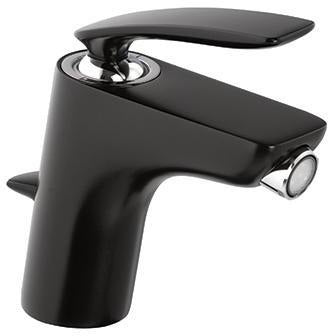 KLUDI BALANCE Bidet-Einhandmischer DN 15 weiß/chrom – mit Zugstangen-Ablaufgarnitur