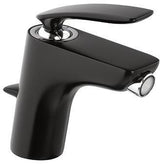 KLUDI BALANCE Bidet-Einhandmischer DN 15 weiß/chrom – mit Zugstangen-Ablaufgarnitur