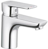 KLUDI PURE&STYLE Waschtisch-Einhandhebelmischer 75, chrom, ohne Ablaufgarnitur, 5 l/min