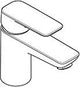 KLUDI PURE & STYLE Waschtisch-Einhandmischer SmartStart mit Kaltstart-Funktion, chrom