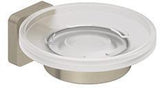 KLUDI VELA S Seifenschale Chrom – Wandmontage mit Glas-Einsatz & verdeckter Befestigung