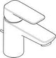 KLUDI PURE & STYLE Waschtisch-Einhandmischer 75 mit Metall-Ablaufgarnitur, chrom