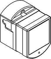KLUDI ZENTA SL Unterputz-Elektronik-Körper DN 15 Rohbauset mit 6V Batterie für Waschtische