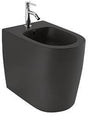 KLUDI RESA R Stand-Bidet 55 cm mattschwarz mit verdeckter Befestigung und Überlauf