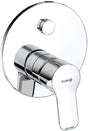 KLUDI PURE&EASY Unterputz-Wannen- und Brause-Einhandmischer mit Push-Funktion, Chrom